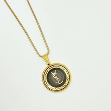 Load image into Gallery viewer, Repurposed YSL Black Necklace