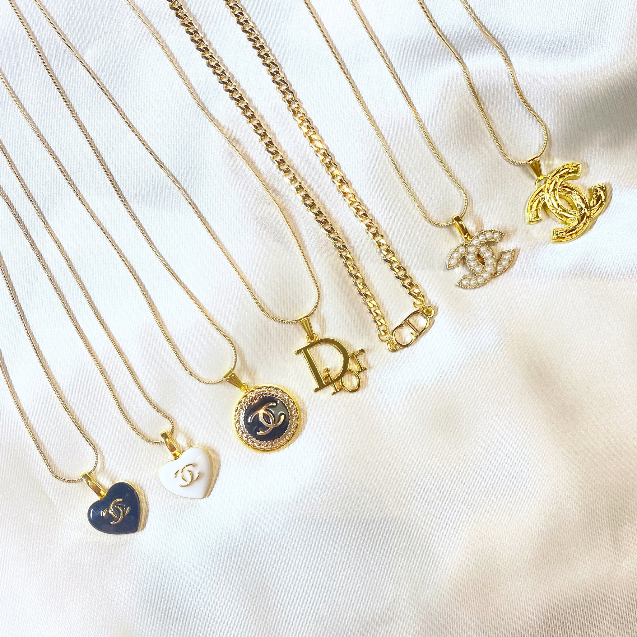 Repurposed CC Heart Necklace – Rue Cambon Jewels