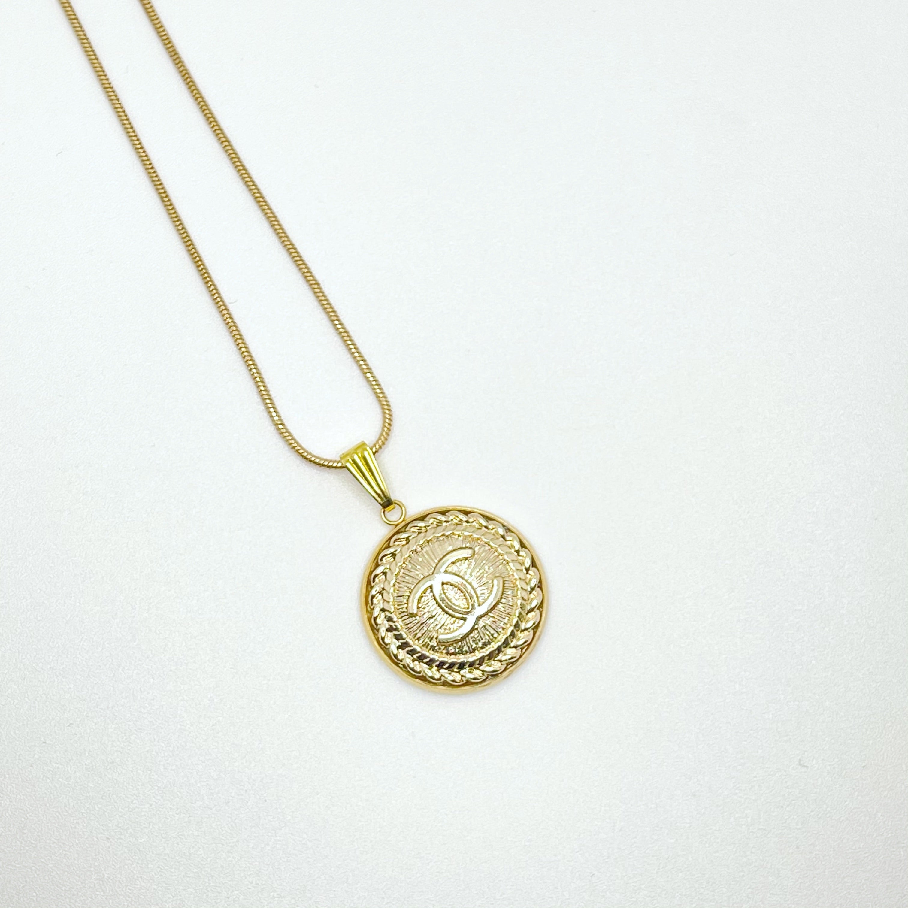 Repurposed CC Gold Necklace – Rue Cambon Jewels